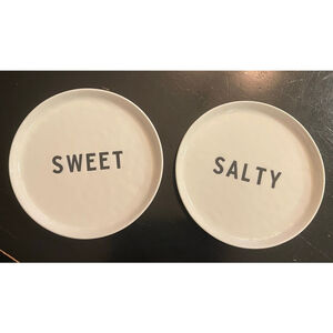 Santa Barbara Design Studio Porcelain Appetizer Plates, NWOT